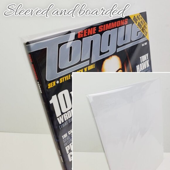 Gene Simmons Tongue Magazine Vintage Fall 2002 KISS Sable Tony Hawk Y2K Unread - Picture 2 of 8